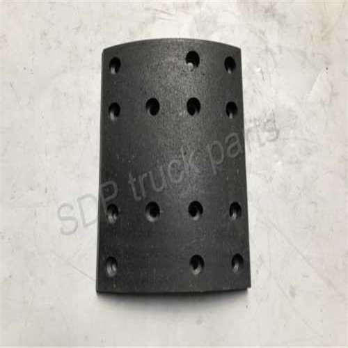 China FAW truck parts rear brake lining W3502407D01A