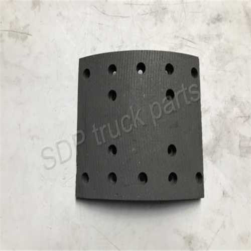 China CAMC truck parts front axle brake lining 3501040A3 