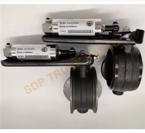 Exhaust brake butterfly valve for china truck shacman F3000 M3000