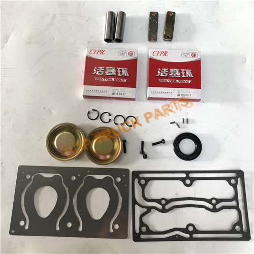 China siotruk howo truck double cylinder air compressor repair kit VG1560130080-XLB